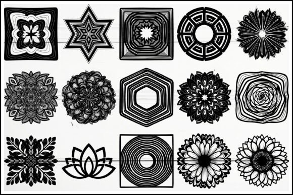 Download Layered Mandala SVG Bundle Geometric - Premium Bundle