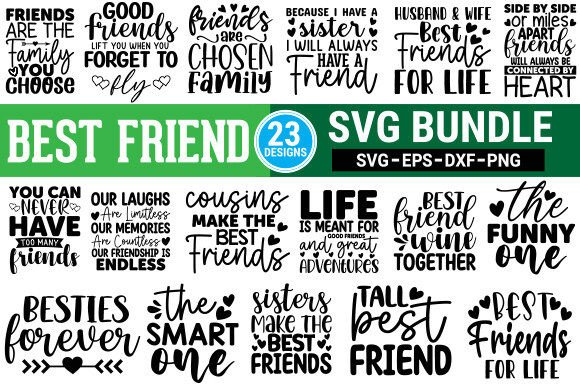 Download Best Friend SVG Bundle - Friend svg Collection