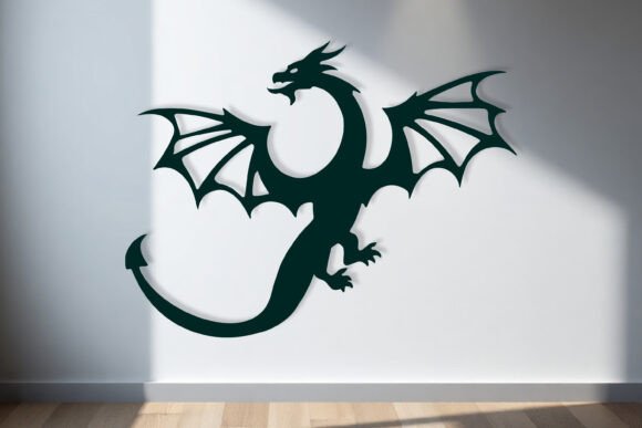 Download Laser Cut Dragon Wall Art SVG Sign - Premium Resources