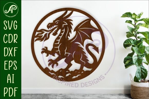 Download Fire Breathing Dragon Wall Sign Laser - Dragon wall sign Collection