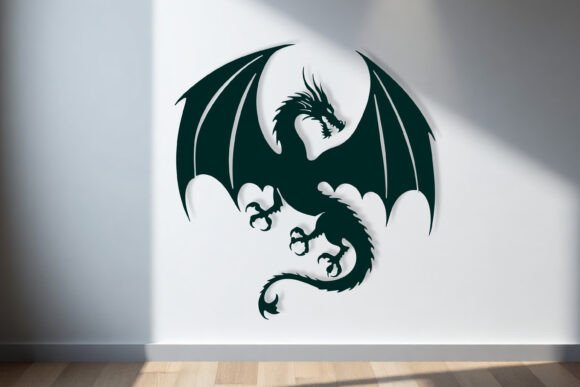 Download Laser Cut Dragon Wall Art SVG Sign - Premium Resources