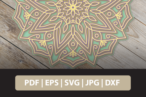 Download 3D Multi Layered Mandala SVG - Premium Resources