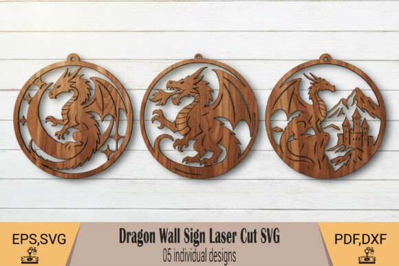 Download Dragon Wall Sign Laser Cut SVG - Dragon wall sign Collection