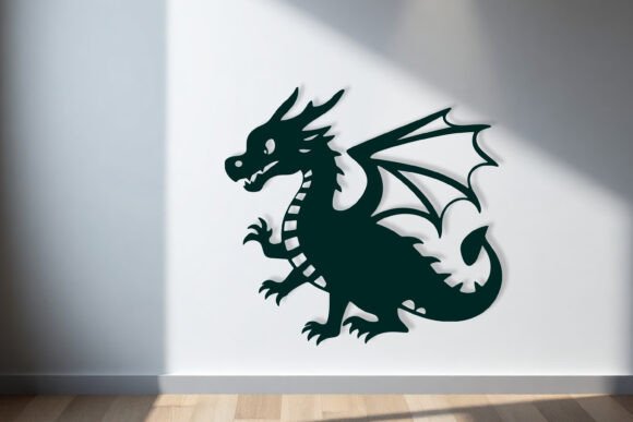 Download Laser Cut Dragon Wall Art SVG Sign - Premium Resources